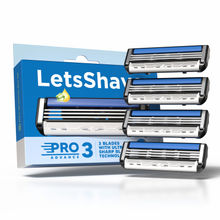 LetsShave Pro 3 Razor Blades (Pack of 4)