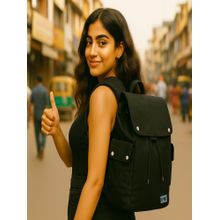 Monkey Troopers Unisex Laptop Backpack Drip - Black