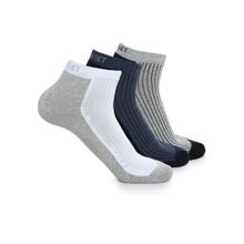 Crusset Men Ankle sports Pack of 3 Socks In Multi-Color