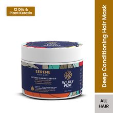 Wildly Pure Smoothening Hair Spa Mask for Dry & frizzy hair with Natural Biolipid Complex & 12 Oils