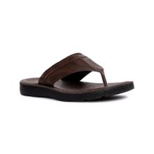 Bata Mens Slip On Casual Sandals Brown