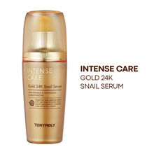 TONYMOLY Korean Intense Care Gold 24K Snail Serum to Firm, Brighten & Moisturise Dry, Rough Skin