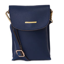 Lapis O Lupo Women's Mobile Sling Bag (LLSL0062BL Blue)