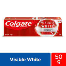 Colgate Visible White Toothpaste Teeth Whitening Starts in 1 week Safe on Enamel, Stain Removal