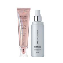 Faces Canada Strobe & Seal Combo Makeup Fixer + Strobe Rose Gold