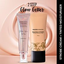Faces Canada Skinfluence Kit Tinted Moisturizer + Strobe Rose Gold