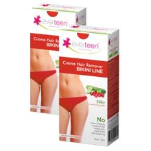Everteen Cranberry & Cucumber Bikini Line Hair Remover Creme-Pack of 2