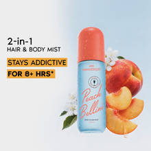 Wanderlust Peach Bellini Fruity Fresh Perfume Body & Hair Mist with White Musk