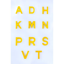 The Wishing Chair Blue Mottled Mono P Alphabet Wall Hanging