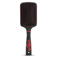 Agaro Royal Paddle Hair Brush - Black & Red