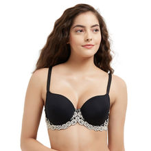 Wacoal Embrace Lace Padded Wired 3/4Th Cup Lace T-Shirt Spacer Cup Bra - Black