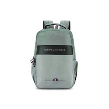 Tommy Hilfiger Joshua Unisex Laptop Backpack Patchwork Rest Solid 15 inch Light Grey 8903496133332