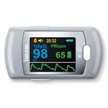 Beurer PO 80 Fingertip Pulse Oximeter(grey) & 5 Years Warranty