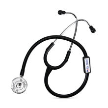Dr. Odin Basic Stethoscope With Extra Diaphgram And Ear Knobs (Black)