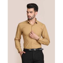 TAHVO Men's Formal Mustard Shirt