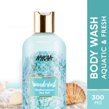 Nykaa Wanderlust Mediterranean Sea Salt Fresh Perfume Body Wash Bergamot & Neroli for Hydrated Skin