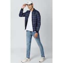 Peter England Casuals Navy Jacket