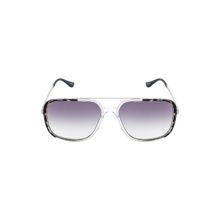 Opium Eyewear Men Crystal Black Demi Metal Sunglass with UV Protected Lens