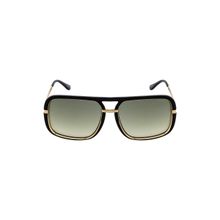 Opium Eyewear Men Black Metal Sunglass with UV Protected Lens