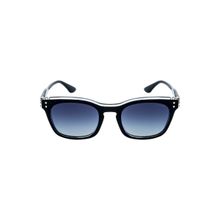Opium Eyewear Men Crystal Black Plastic Sunglass with Polarised and UV Protected Lens