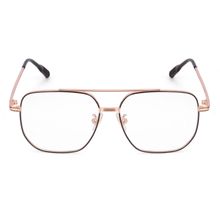 ROYAL SON Square Rose Gold Eye Glasses for Men Women Sf0088-C3