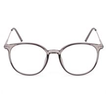 ROYAL SON Round Transparent Grey Glasses for Men Women Sf0089-C1