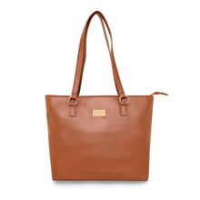 Pierre Cardin Pu Top Handle Tote Bag for Women (M)