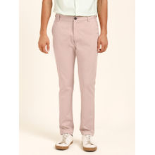 Andamen Regular Fit Slant Pocket Dusky Pink Chinos