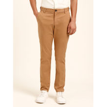 Andamen Regular Fit Slant Pocket Tan Brown Chinos