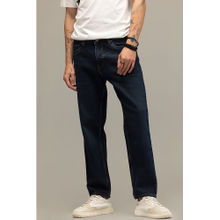 Snitch Refined Deep Navy Blue Relaxed Fit Jeans