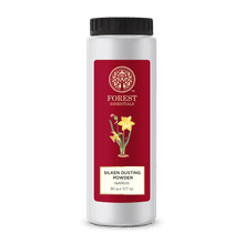 Forest Essentials Silken Dusting Powder Nargis - Natural Talc Free Powder - Highly Absorbent