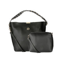 Gio Collection Women's Black Solid Hobo Handbags