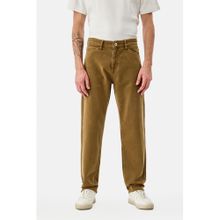 Snitch Brown Denim Relaxed Casual Jeans for Men