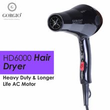 Gorgio Professional Premium AC Motor With Cool Shot Hair Dryer HD6000 (2 Heat, 2 speed setting)