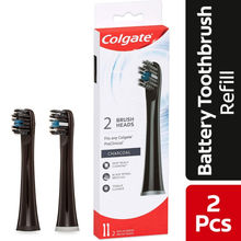Colgate ProClinical 150 Charcoal Battery Powered Toothbrush Refill-2Pc