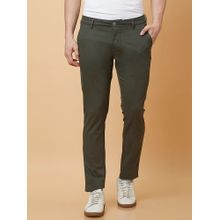 Being Human Men Military Green Slim Fit Chinos