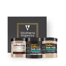 Volamena Organics Coffee De-Tan Body Polishing Kit - Pack Of 3