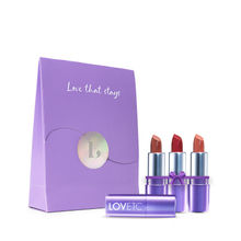 LOVETC Discovery Kit - High-Definition Matte & Satin Shimmer Mini Lipstick Trio