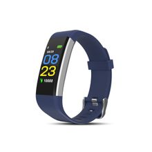 Portronics Kronos X3 Smart Fitness Band with Steps Tracker, BP & Heart Rate Monitor-Blue