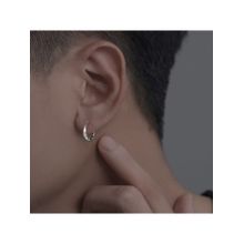 Salty Alpha Men Non-Pierced Rigel Minimal Hoop Earrings