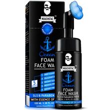 Muuchstac Ocean Foam Face Wash For Men - Inbuilt Brush