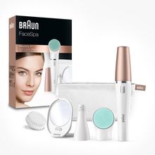 Braun Facespa 851v 3-in-1 Facial Epilating, Cleansing & Vitalization System With 5 Extras