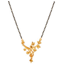 Peora Indian Traditional Jewellery Gold Plated Designer Mangalsutra (PF04MS02)