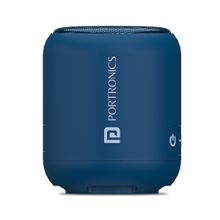 Portronics SoundDrum 1 10W TWS Portable Bluetooth 5.0 Speaker with Inbuilt-FM (Blue)