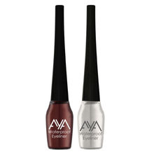 AYA Waterproof Eyeliner - Brown And White (Set of 2)