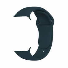 Pipa Bella by Nykaa Fashion Basic Solid Navy Blue Apple Watch Strap