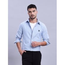 Tommy Hilfiger Solid Regular-Fit Oxford Woven Shirt Blue
