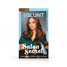 BBLUNT Salon Secret High Shine Creme Hair Colour - Honey Light Golden Brown 5,32, No Ammonia