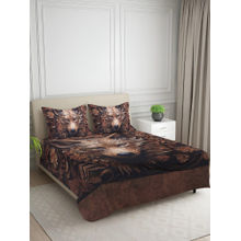 Signature Brown Super Soft Bedsheet with 2 Pillow Covers (King)
