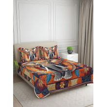 Signature Multi-Color Super Soft Bedsheet with 2 Pillow Covers (King)